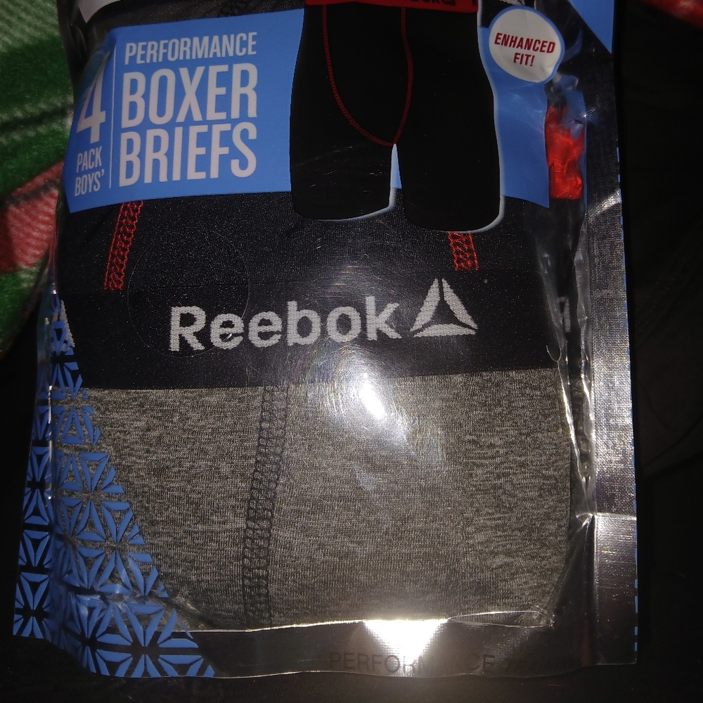 New Reebok Boys Size Large 4 Performance Boxer Briefs Pack - Picture 3 of 8